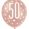 Ballonger - 50 År - Rosegull