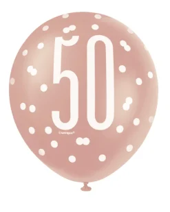 Ballonger - 50 År - Rosegull