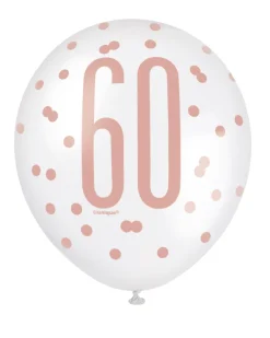 Ballonger - 60 År - Rosegull