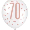 Ballonger - 70 År - Rosegull