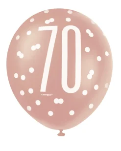Ballonger - 70 År - Rosegull