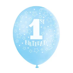 Ballonger - 1-årsdag Blå