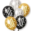 Ballonger - 30 år - Sort & Sølv