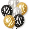 Ballonger - 50 år - Sort & Sølv