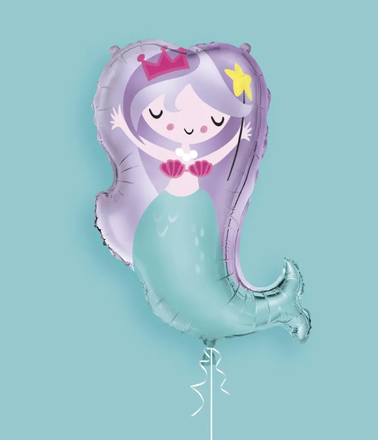Ballongfigur - Folieballong - Havfrue