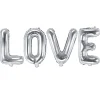 Ballongord - LOVE - Sølv