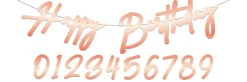 Banner rosegull - "Happy ** Birthday"