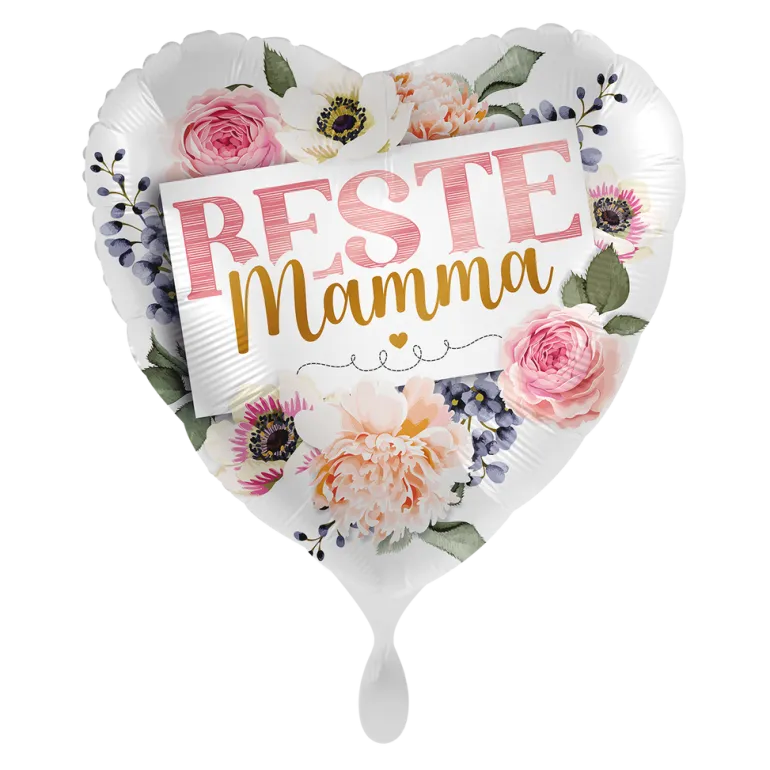 Beste Mamma - Pastell blomster