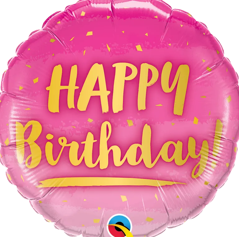 Birthday Gold & Pink