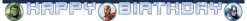 Bokstavbanner - Avengers Happy Birthday