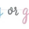 Bokstavbanner - Gender Reveal