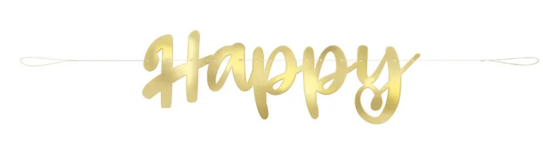 Bokstavbanner - "Happy Anniversary”