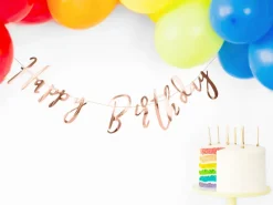 Bokstavbanner - "Happy Birthday"