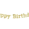 Bokstavbanner "Happy Birthday" - Glossy