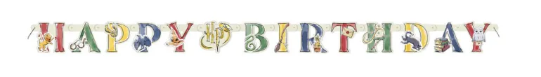Bokstavbanner - Harry Potter Happy Bday