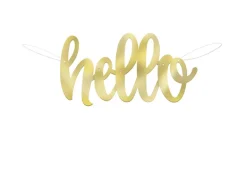Bokstavbanner - Hello Baby - Folie