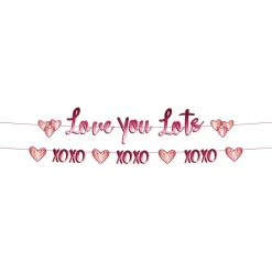 Bokstavbanner - "Love you lots" - "XOXO"