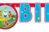 Bokstavbanner - Mikke - "Happy Birthday"