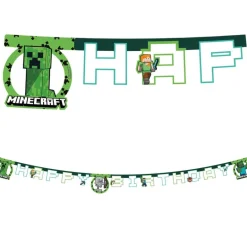 Bokstavbanner - Minecraft - Happy Bday