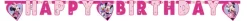 Bokstavbanner - Minni - "Happy Birthday"