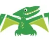 Bokstavbanner - "Party Time" - Dinosaur