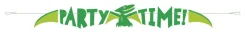 Bokstavbanner - "Party Time" - Dinosaur
