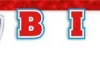 Bokstavbanner - Paw Patrol - Happy Bday