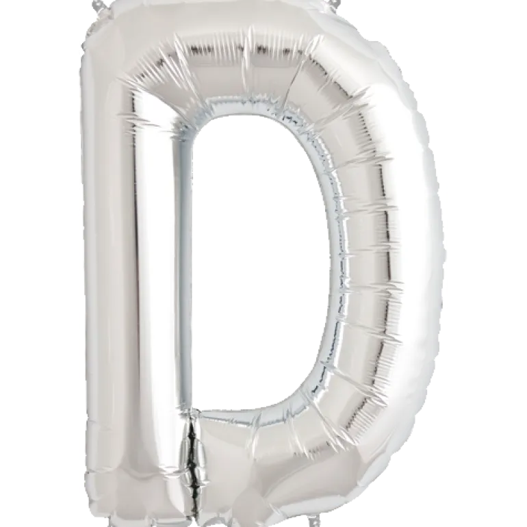 Bokstav D Silver