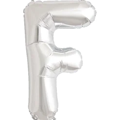 Bokstav F Silver
