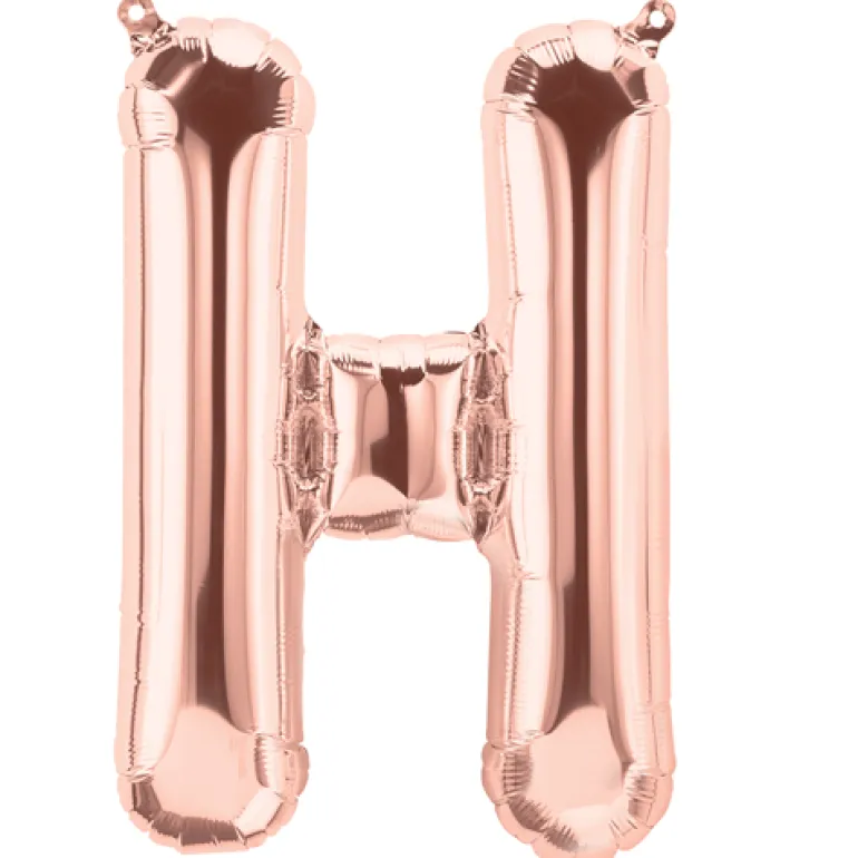 Bokstav H - Rose Gold