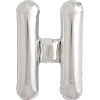 Bokstav H Silver