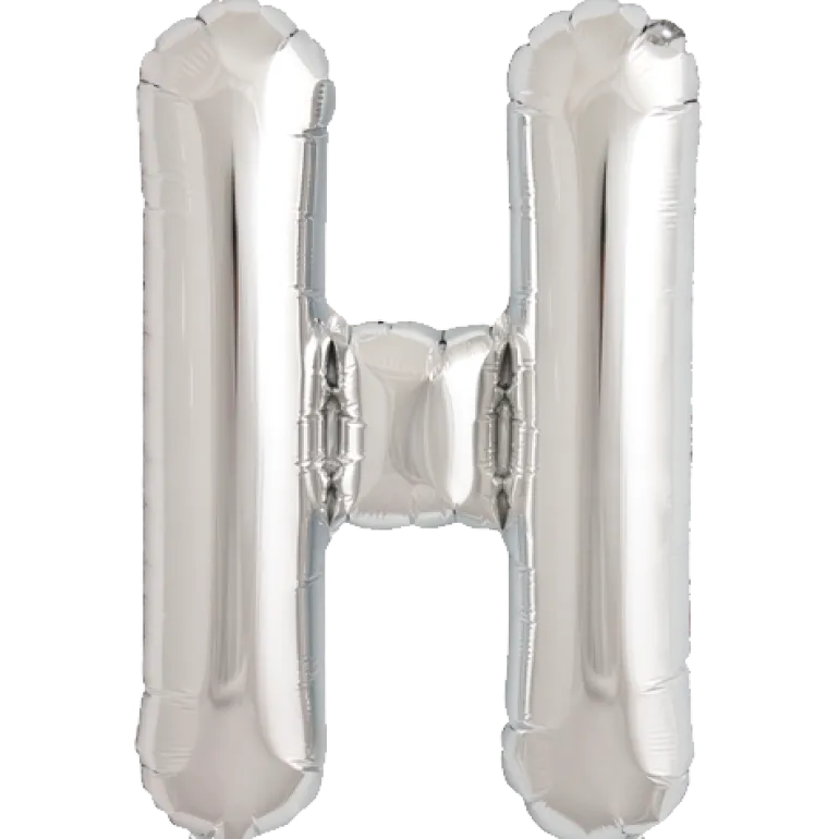 Bokstav H Silver