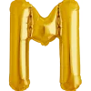 Bokstav M Gold