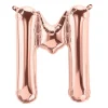Bokstav M - Rose Gold