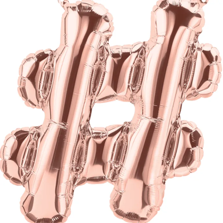 Bokstav # - Rose Gold