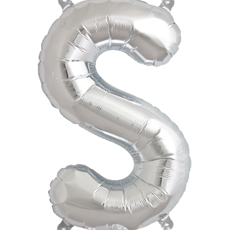 Bokstav S Silver