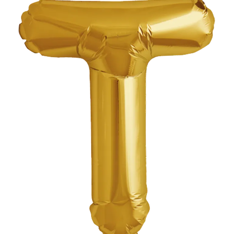 Bokstav T Gold