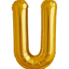 Bokstav U Gold