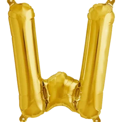 Bokstav W Gold