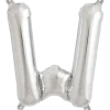 Bokstav W Silver