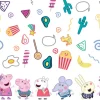 Bordduk - Peppa Gris Messy - Plast