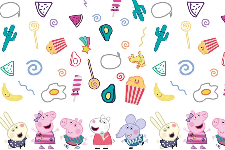 Bordduk - Peppa Gris Messy - Plast
