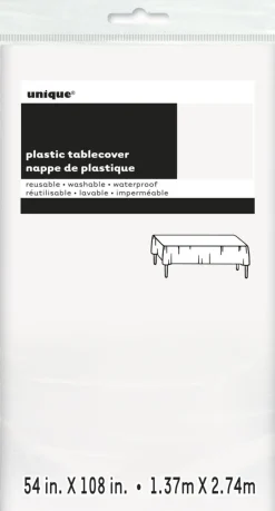 Bordduk Plast - Hvit