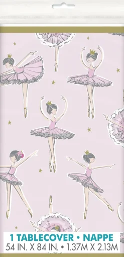 Bordduk Plast - Rosa Ballerina - 1 År