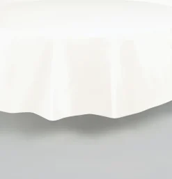 Bordduk Rund - Hvit
