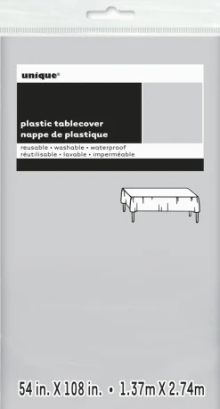 Bordduk - Sølv - Plast