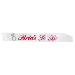 "BRIDE TO BE" - Hvit/Rosa