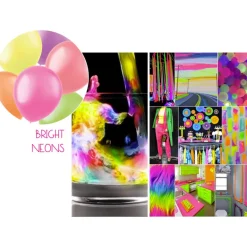 Bright Neons - 6 farger miks