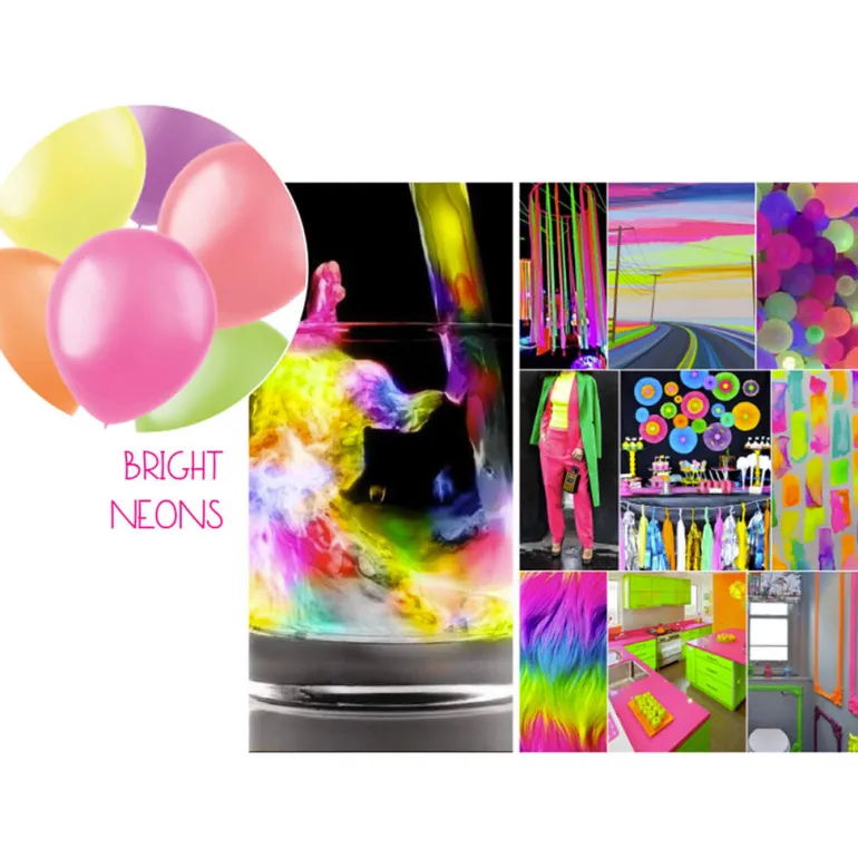 Bright Neons - 6 farger miks