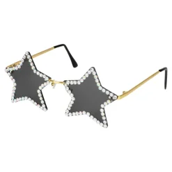 Briller - Stjerne med diamanter
